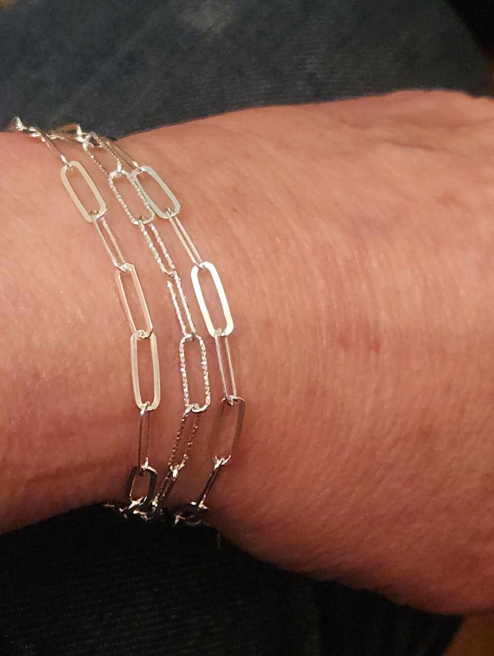 NEW Silpada Triple Chain Italian Made Bracelet